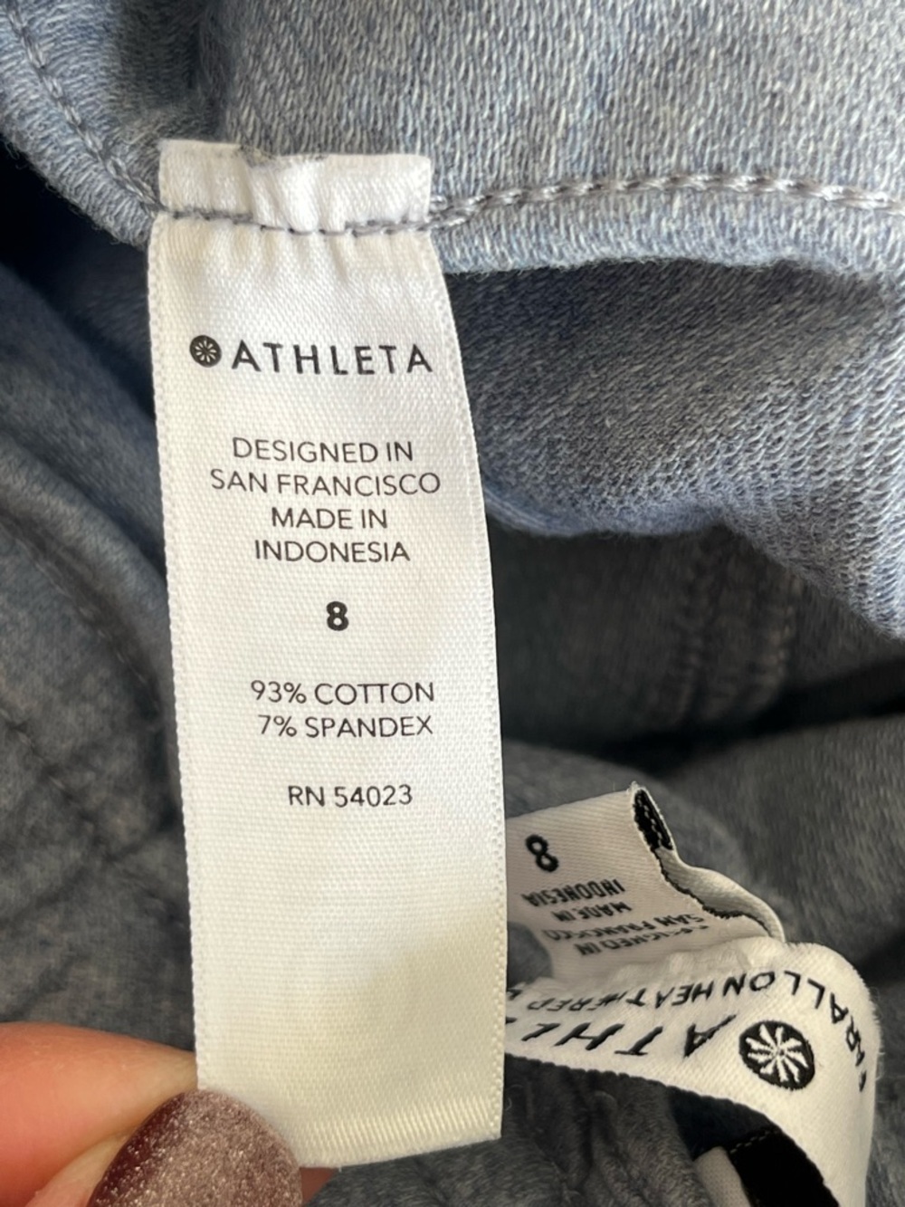Athleta farallon heathered wide leg crop joggers 8 - Picture 8 of 10